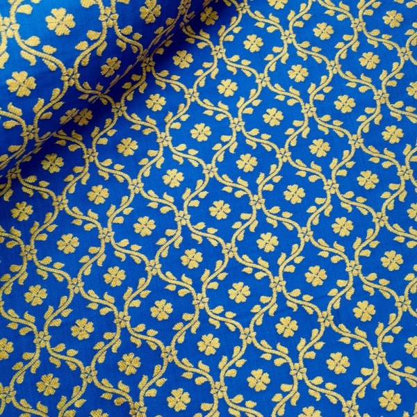 Indian Brocade Design 1 - Royal Blue